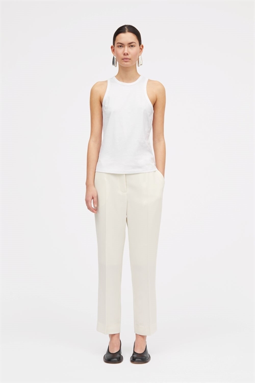 MKTD STUDIO LEA COTTON JERSEY TOP WHITE